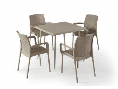 Градински комплект SUNSET set 4 (капучино)